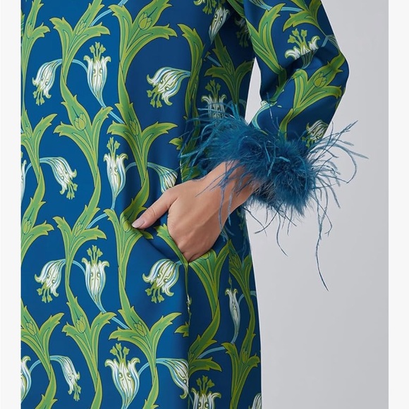 Beautiful Dressy  Feather Cuff Dress - Picture 2 of 4